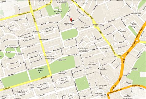 city of edinburgh google map.